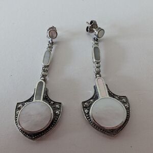 Hey birthday girls this your birthstone!!!Vintage opal earrings.